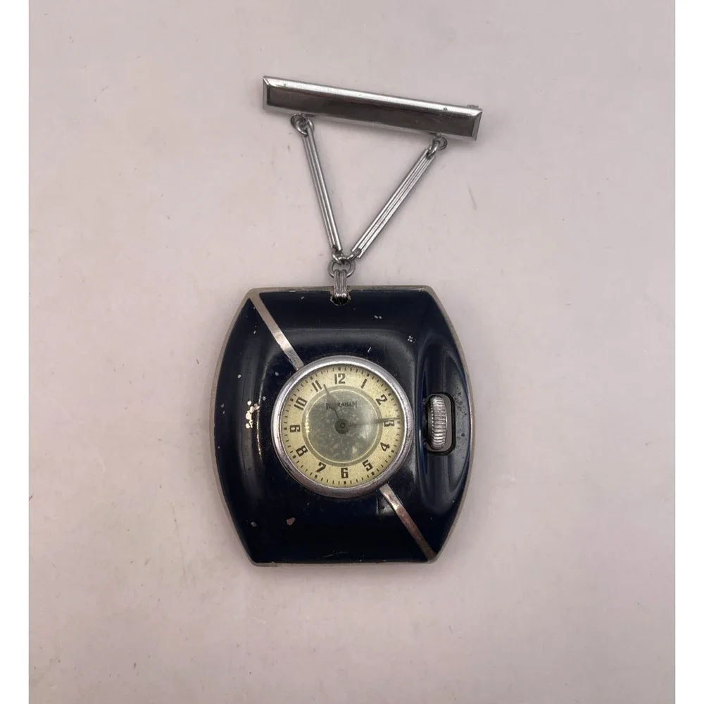 Vintage Ingraham Pin Watch Wind-Up